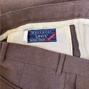 Vintage 80s Levi's - BrownStone "Action Slacks"
